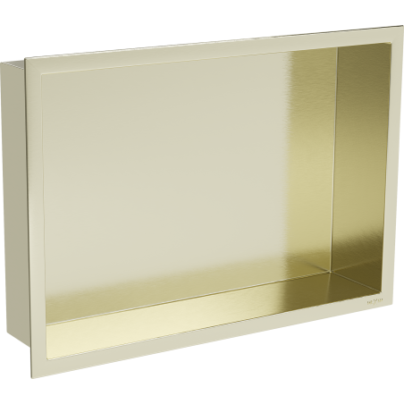 Mexen X-Wall-R nišinė lentyna su apvadu 45 x 30 cm, aukso spalvos šlifuota - 1950453010