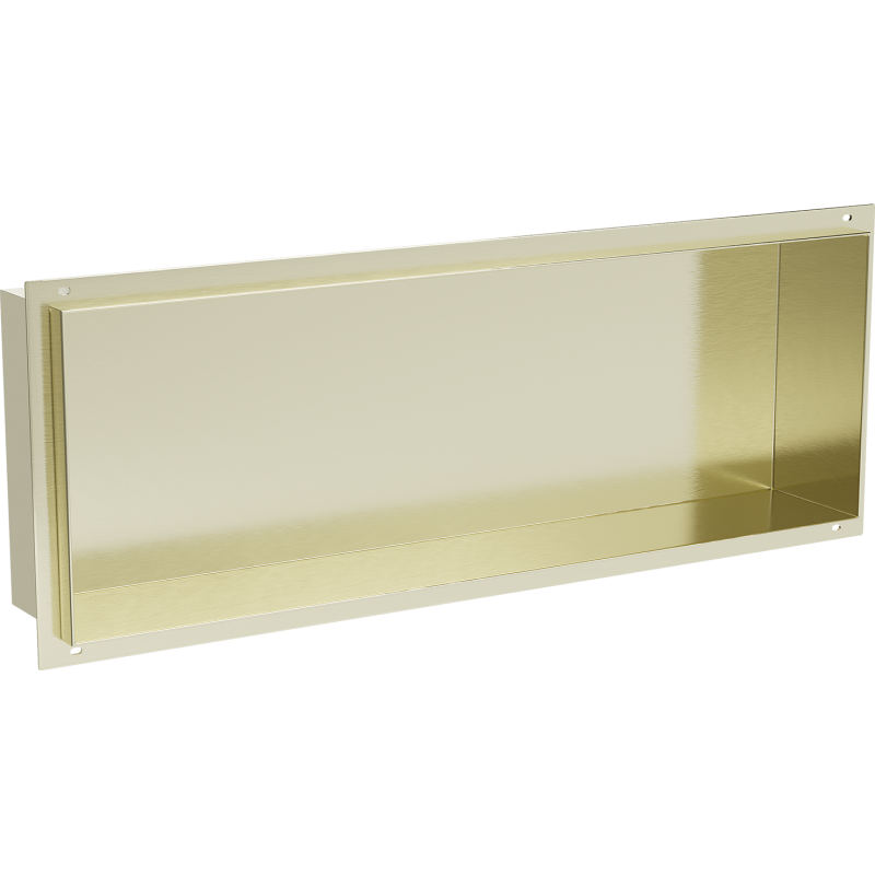 Mexen X-Wall-NR įleidžiama lentynėlė be apvado 60 x 20 cm, šlifuotas auksas - 1951602010