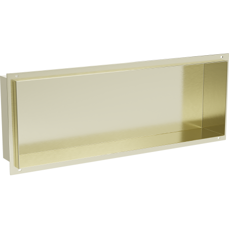 Mexen X-Wall-NR įleidžiama lentynėlė be apvado 60 x 20 cm, šlifuotas auksas - 1951602010