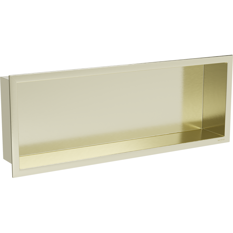 Mexen X-Wall-R nišinė lentyna su apvadu 60 x 20 cm, auksinė šlifuota - 1950602010