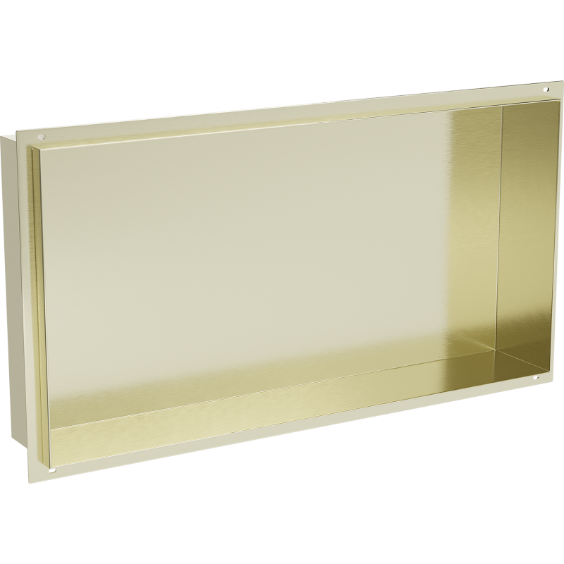 Mexen X-Wall-NR nišinė lentyna be flanšo 60 x 30 cm, šlifuoto aukso - 1951603010