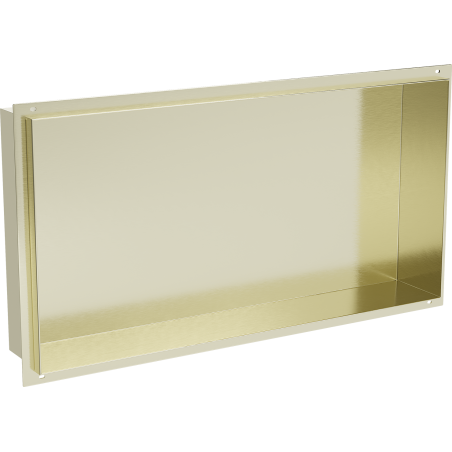 Mexen X-Wall-NR nišinė lentyna be flanšo 60 x 30 cm, šlifuoto aukso - 1951603010