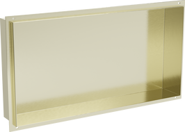 Mexen X-Wall-NR nišinė lentyna be flanšo 60 x 30 cm, šlifuoto aukso - 1951603010