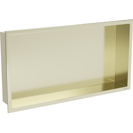 Mexen X-Wall-R nišinė lentyna su apvadais 60 x 30 cm, auksinė šlifuota - 1950603010