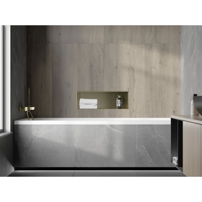 Mexen X-Wall-NR įdubos lentyna be apvado 60 x 20 cm, auksinė šlifuota - 1951602010