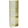 Mexen X-Wall-R įmontuojama lentynėlė su apvadu ir lentyna 90 x 30 cm, auksinė šlifuota - 1950903010S