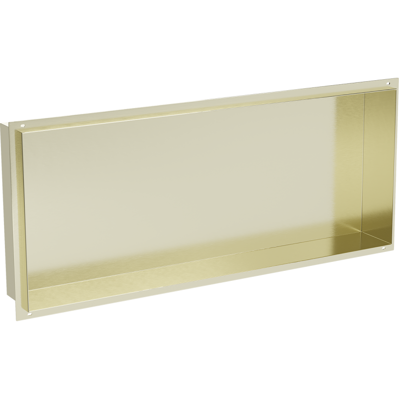 Mexen X-Wall-NR nišinė lentyna be apvado 75 x 30 cm, auksinė šlifuota - 1951753010