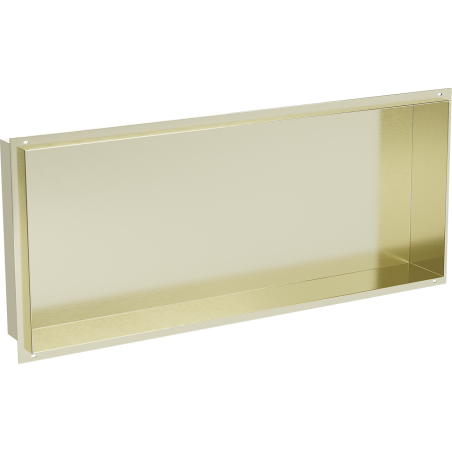 Mexen X-Wall-NR nišinė lentyna be apvado 75 x 30 cm, auksinė šlifuota - 1951753010