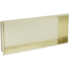 Mexen X-Wall-NR nišinė lentyna be apvado, 75 x 30 cm, auksinis šepečiuotas - 1951753010