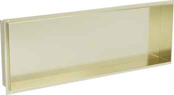 Mexen X-Wall-NR nišinė lentyna be apvado 90 x 30 cm, aukso spalvos šlifuota - 1951903010