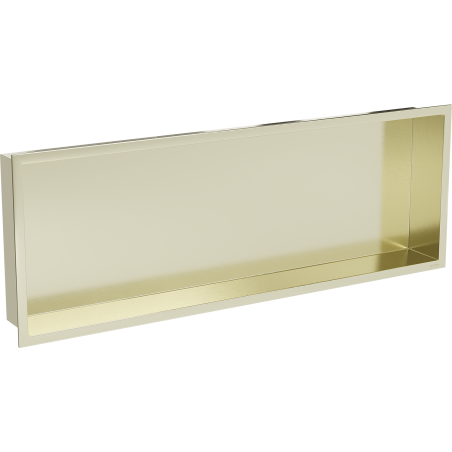 Mexen X-Wall-R įmontuojama lentyna su apykakle 90 x 30 cm, auksinis šlifuotas - 1950903010