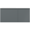 Mexen Orio vonios spintelė 100 cm su Otis kairiąja kriaukle, 1S, 1D, grafito matinė/balta matinė