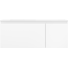 Mexen Orio vonios kambario spintelė 120 cm su Otis kaire kriaukle, 1S, 1D, balta matinė - 91A13-12047-3-BBFF01-W18L01
