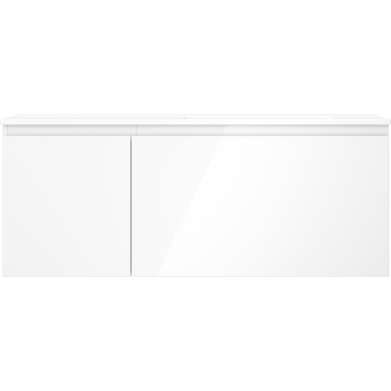 Mexen Orio vonios spintelė 120 cm su Otis dešine kriaukle, 1S, 1D, balta blizgi - 91A13-12047-3-BBFF00-W18P00