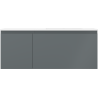 Mexen Orio vonios spintelė 120 cm su praustuvu Otis dešinėje, 1S, 1D, grafitas matinė/balta matinė
