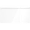 Mexen Orio vonios spintelė 90 cm su kairiąja Vela praustuve, 1S, 1D, balta blizgi - 91A13-09047-3-BBFF00-W23L00