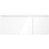 Mexen Orio vonios kambario spintelė 120 cm su Vela kriaukle kairėje, 1S, 1D, balta blizganti - 91A13-12047-3-BBFF00-W23L00