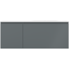 Mexen Orio vonios spintelė 120 cm su kriaukle Vela dešinė, 1S, 1D, grafito matinė/balta matinė - 91A13-12047-3-BBFF66-W23P01