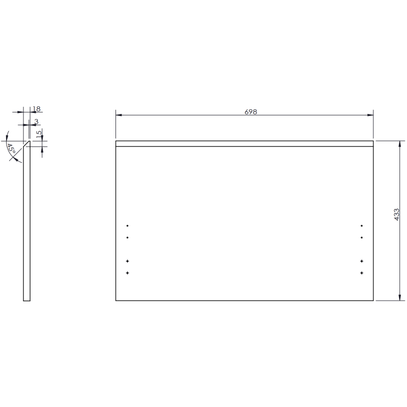 Mexen Rivel vonios spintelė 100 cm su kriaukle Vela dešinė, 1S, 1D, rifliuota, juoda matinė - 91A23-10047-3-BBFF71-W23P71