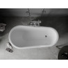 Mexen Retro laisvai stovinti vonia 150 x 73 cm, balta, chromuotos kojos - 53251507300-00