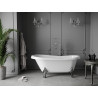 Mexen Retro laisvai stovinti vonia 150 x 73 cm, balta, chromuotos kojos - 53251507300-00