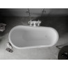 Mexen Retro laisvai pastatoma vonia 150 x 73 cm, balta, kojos baltos - 53251507300-20
