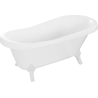 Mexen Retro laisvai pastatoma vonia 150 x 73 cm, balta, kojos baltos - 53251507300-20
