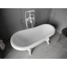 Mexen Retro laisvai pastatoma vonia 150 x 73 cm, Balta, kojelės Balta - 53251507300-20