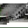 Mexen Retro laisvai stovinti vonia 150 x 73 cm, balta/juoda, chromuotos kojos - 53251507375-00