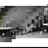 Mexen Retro laisvai pastatoma vonia 150 x 73 cm, Balta/Juoda, kojelės Balta - 53251507375-20
