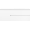 Mexen Orio vonios kambario spintelė 120 cm su dešiniuoju Otis kriaukle, 2S, 1D, balta matinė - 91A13-12047-3-BBFFF01-W18P01