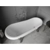 Mexen Retro laisvai pastatoma vonia 170 x 75 cm, Balta, kojelės Chromo - 53251707500-00
