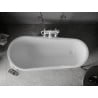 Mexen Retro laisvai pastatoma vonia 170 x 75 cm, balta, baltos kojelės - 53251707500-20
