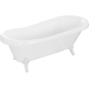 Mexen Retro laisvai pastatoma vonia 170 x 75 cm, balta, baltos kojelės - 53251707500-20