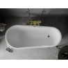 Mexen Retro laisvai stovinti vonia, 170 x 75 cm, balta, auksinės kojelės - 53251707500-50
