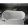 Mexen Retro laisvai stovinti vonia 170 x 75 cm, balta, auksinės kojos - 53251707500-50