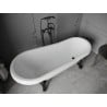 Mexen Retro laisvai pastatoma vonia 170 x 75 cm, balta, juodos kojos - 53251707500-70