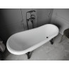 Mexen Retro laisvai stovinti vonia 170 x 75 cm, balta, juodos kojelės - 53251707500-70
