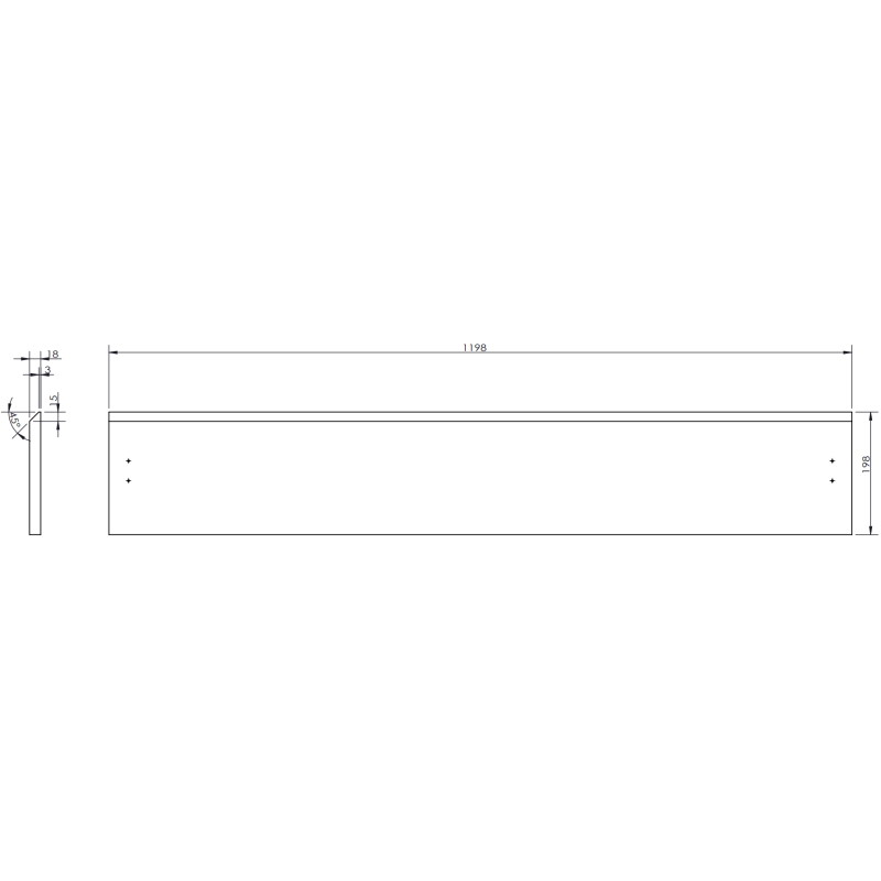 Mexen Orio vonios spintelė 160 cm su kairiuoju praustuvu Vela, 2S, 1D, balta blizgi - 91A13-16047-3-BBFFF00-W23L00