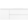 Mexen Orio vonios kambario spintelė 120 cm su Vela dešine praustuve, 2S, 1D, balta matinė - 91A13-12047-3-BBFFFF01-W23P01