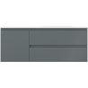 Mexen Orio vonios spintelė 120 cm su Vela praustuvu dešinė, 2S, 1D, grafito matinė/balta matinė - 91A13-12047-3-BBFFF66-W23P01