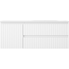 Mexen Rivel Vonios spintelė 120 cm su kriaukle Vela dešinė, 2S, 1D, išilginė, balta matinė - 91A23-12047-3-BBFFF01-W23P01