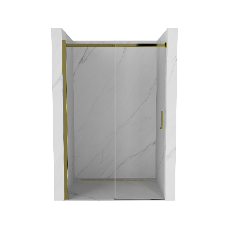 Mexen Omega stumdomos dušo durys 100 cm, Skaidrus, Auksinė - 825-100-000-50-00