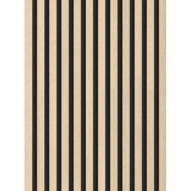 Mexen Lam-B sienų lamelės 275 x 30 cm, HDF plokštė 4 mm, techninis faneris, Smėlio ąžuolas - S100-275307-3015-001