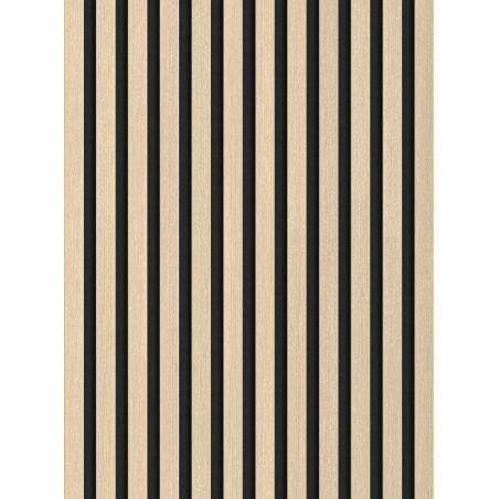 Mexen Lam-F sieninės akustinės lamelės 275 x 30 cm, 8 mm veltinis, technologinis fanera, Smėlinis Ąžuolas