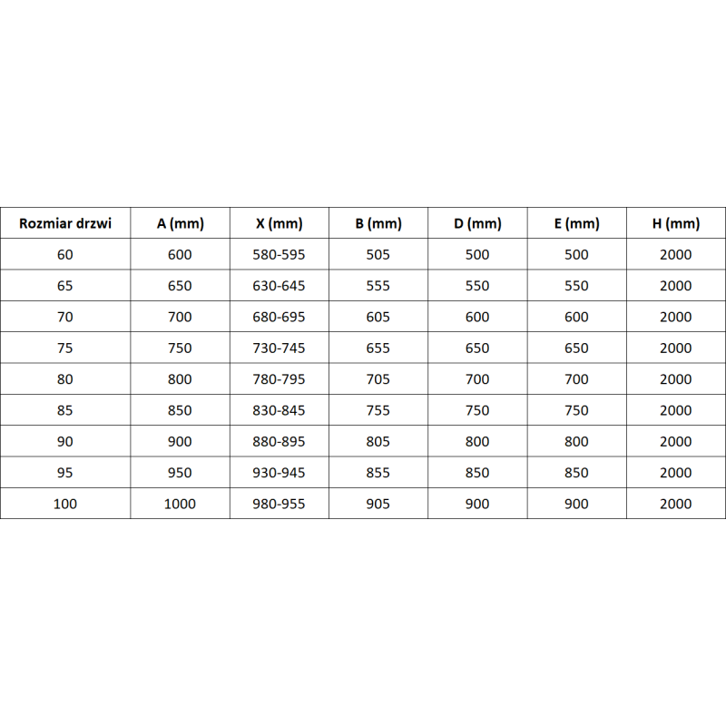Mexen Mist-B kairės pusės atveriamos dušo durys 80 cm, juodas tinklelis, juoda - 8A2-080-000-70-77-L