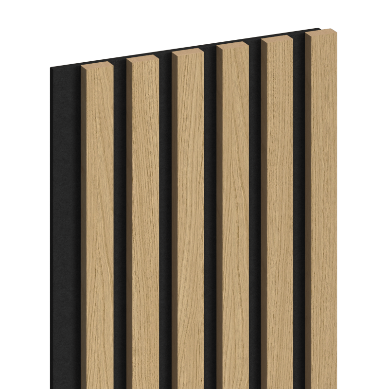 Mexen Lam-F akustinės sienų juostos 275 x 30 cm, 8 mm veltinis, technologinis faneris, Auksinis ąžuolas - S105-275307-3015-003