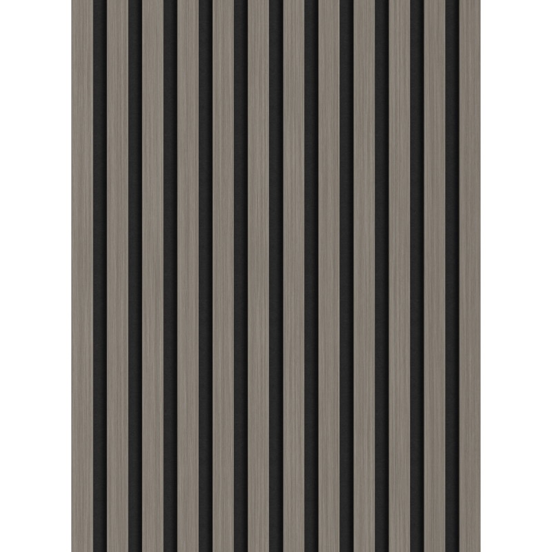 Mexen Lam-F akustinės sieninės lamelės 275 x 30 cm, 8 mm veltinis, techninis faneras, Plieninis Ąžuolas
