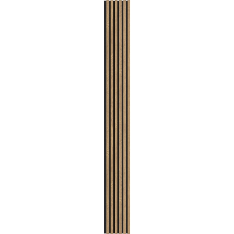 Mexen Lam-F akustinės sienų lamelės 275 x 30 cm, 8 mm veltinis, techninis fanera, Klasikinė pušis - S105-275307-3015-012