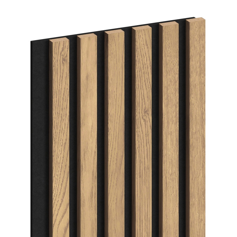 Mexen Lam-F akustinės sienų lamelės 275 x 30 cm, 8 mm veltinis, techninis fanera, Klasikinė pušis - S105-275307-3015-012
